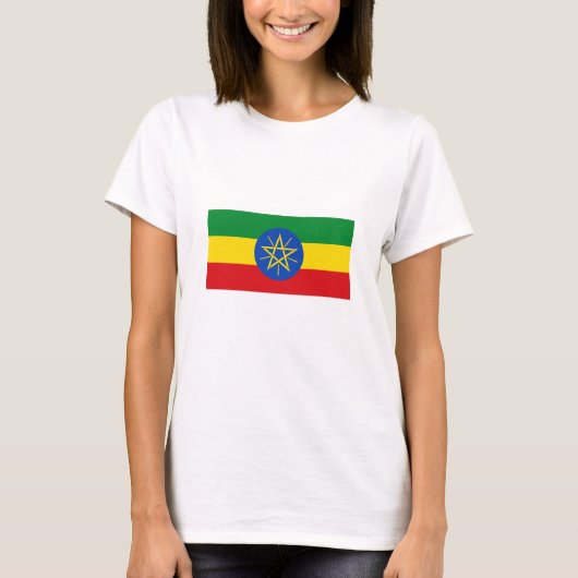 エチオピア国旗 Tシャツ (正面)