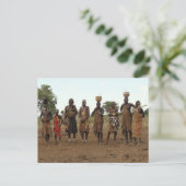 エチオピア女性3 ポストカード (スタンド正面)