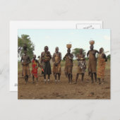 エチオピア女性3 ポストカード (正面/裏面)