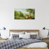 エチオピア宦官の洗礼 キャンバスプリント (インサイチュ (寝室))