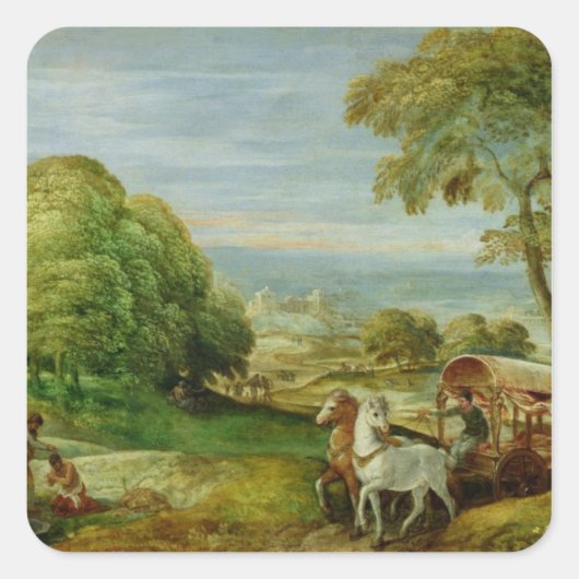 エチオピア宦官の洗礼 スクエアシール (正面)