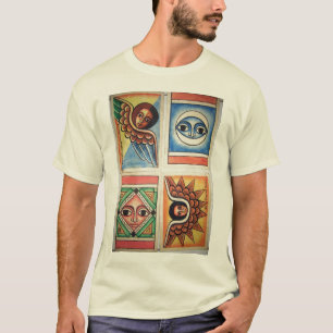 エチオピア教会絵画-自然なTシャツ Tシャツ