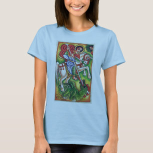 エチオピア教会絵画- Kidus Gebrealガブリエル Tシャツ