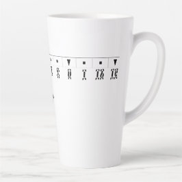エチオピア数字時計 カフェラテマグ