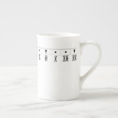 エチオピア数字時計 ボーンチャイナマグカップ (右)