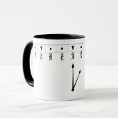エチオピア数字時計 マグカップ (正面左)
