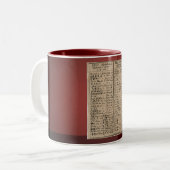 エチオピア文字アルファベット ツートーンマグカップ (正面左)