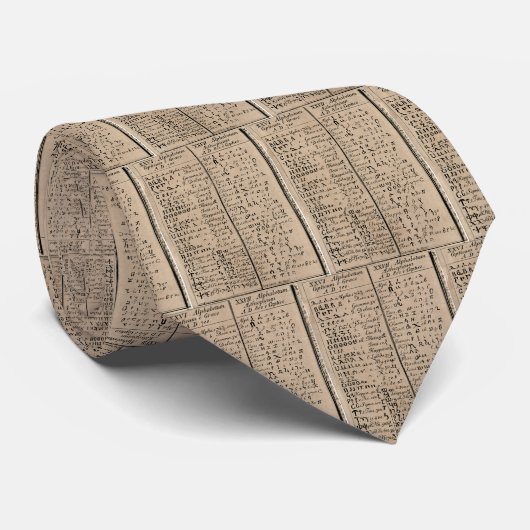 エチオピア文字アルファベット ネクタイ (ロール)