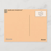 エチオピア文字アルファベット ポストカード (裏面)