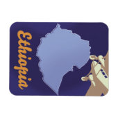 エチオピア旅行ポスター マグネット (横)