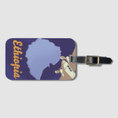 エチオピア旅行ポスター ラゲッジタグ (正面横)