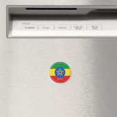 エチオピア旗マグネット マグネット (インサイチュ (食洗機))
