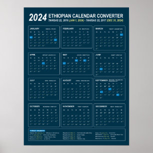 エチオピア暦コンバーター2024年ダウンロード ポスター