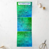 エチオピア暦 三つ折りカード (内部)