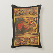 エチオピア正教のアイコンl古代キリスト教信仰 アクセントクッション (正面(垂直))