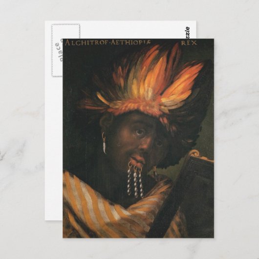 エチオピア皇帝ポストカードのアルキトロフ ポストカード (正面/裏面)
