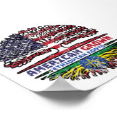 エチオピア米アメリカ合衆国アメリカ合衆国統一された州 ポスター (角)