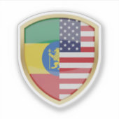 エチオピア系アメリカ人 シール (正面)