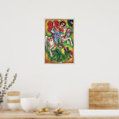エチオピア絵画教会 – Kidus Gabriel Canvas ポスター (キッチン)