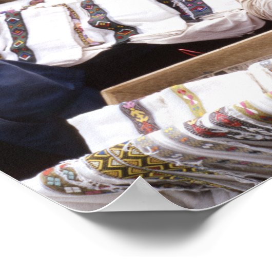 エチオピア織物ドレス素材アジスアベバ ポスター (角)