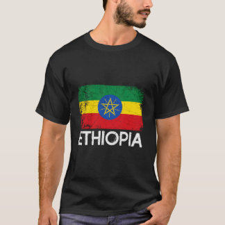 エチオピア製エチオピア国旗 Tシャツ