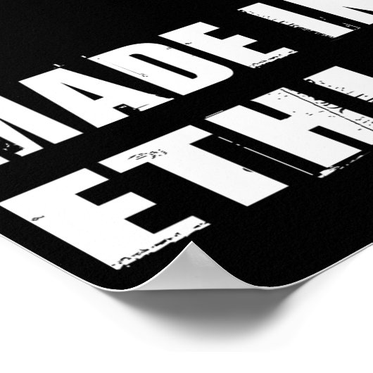 エチオピア製 ポスター (角)