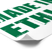 エチオピア製 ポスター (角)