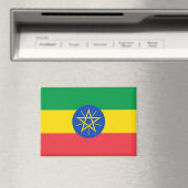 エチオピア長方形磁石国旗 マグネット (インサイチュ (食洗機))