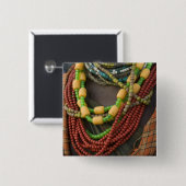 エチオピア：オモデルタ州ロワーオモ川流域 缶バッジ (正面&裏面)