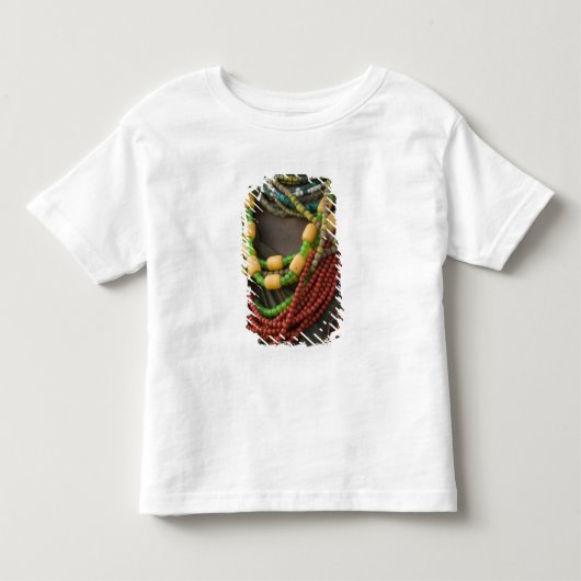 エチオピア: オモ川下流域 オモデルタ トドラーTシャツ (正面)