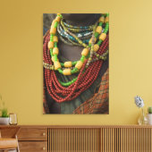 エチオピア:オモ川流域の下部、オモ・デルタ、 キャンバスプリント (インサイチュ (リビング))