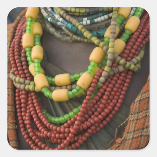 エチオピア：オモ川流域の下部、オモ・デルタ、 スクエアシール (正面)