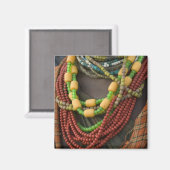 エチオピア：オモ川流域の下部、オモ・デルタ、 マグネット (正面/裏面)