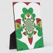 エチオピア・カレイドスコープ - 心からのラスタ・アート フォトプラーク (側面)