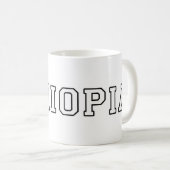 エチオピア コーヒーマグカップ (正面右)