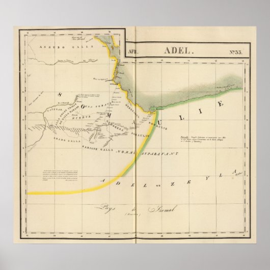 エチオピア、ジブチ33 ポスター (正面)