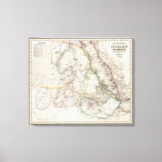 エチオピア，スーダン キャンバスプリント (正面)