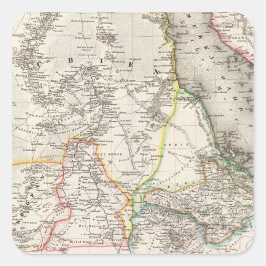 エチオピア，スーダン スクエアシール (正面)