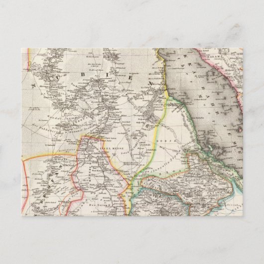 エチオピア，スーダン ポストカード (正面)