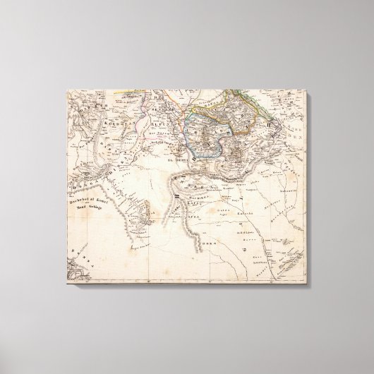 エチオピア、ソマリア、アフリカ キャンバスプリント (正面)