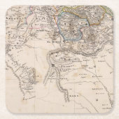 エチオピア、ソマリア、アフリカ スクエアペーパーコースター (正面)