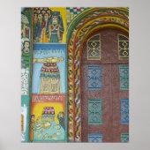 エチオピア：ティグレイ地方、アクウム、キリスト教会、 ポスター (正面)