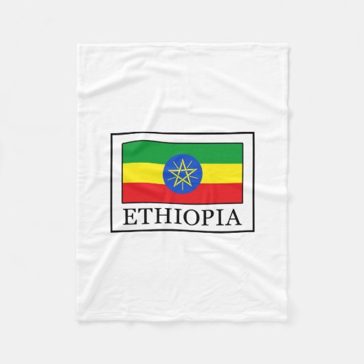 エチオピア フリースブランケット (正面)