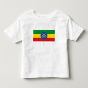 エチオピア 国旗 トドラーTシャツ
