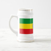 エチオピア 国旗 ビールジョッキ (左)