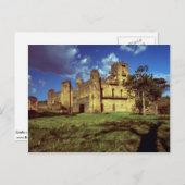 エチオピアAゴンダルのファシラダス天皇城 ポストカード (正面/裏面)