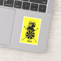 エチオピアAdwa Menelikステッカー