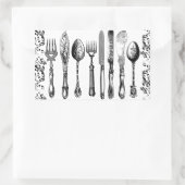 エチケット 長方形シール (バッグ)
