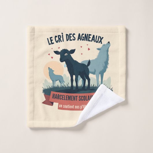 エチョコントルプレシブ – バッジ#BalanceTonTyra ウォッシュタオル (ウォッシュタオル)