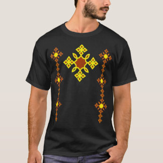 エチ伝統的オピアクロスアートエチオピアクロス37 Tシャツ